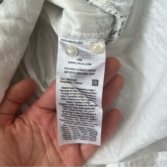 Y.A.S Women's Yaslamali Ls Shirt Dress - size M - Picture 8 of 9